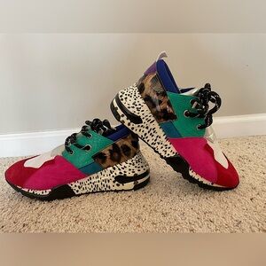 Steve Madden Only Worn Once Mixed Patterned Sneakers